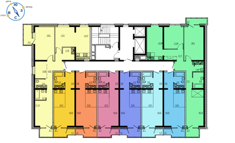 56 м², 2-комнатная квартира 4 500 000 ₽ - изображение 62