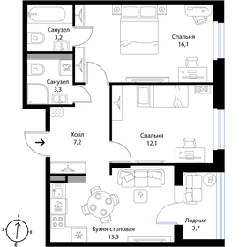 88,5 м², 3-комнатная квартира 9 999 000 ₽ - изображение 85