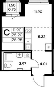60,5 м², 2-комнатная квартира 16 758 500 ₽ - изображение 38