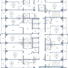 Квартира 75,1 м², 1-комнатная - изображение 3