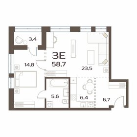 45,2 м², 2-комнатная квартира 6 000 000 ₽ - изображение 82