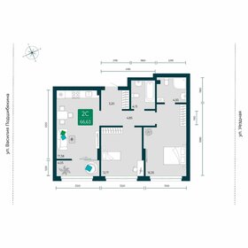 63,8 м², 2-комнатная квартира 7 500 000 ₽ - изображение 28