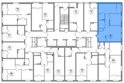 Квартира 68 м², 3-комнатная - изображение 2