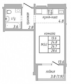 37 м², 1-комнатная квартира 4 050 000 ₽ - изображение 34