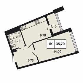 48,1 м², 1-комнатная квартира 10 900 000 ₽ - изображение 95