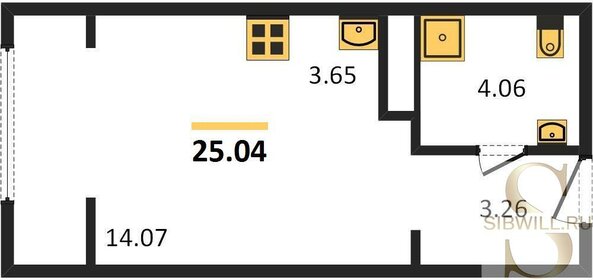 23 м², апартаменты-студия 3 800 000 ₽ - изображение 31