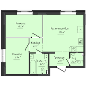 55,3 м², 2-комнатная квартира 4 597 000 ₽ - изображение 30