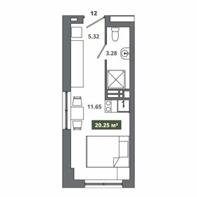 15,3 м², апартаменты-студия 3 200 000 ₽ - изображение 77