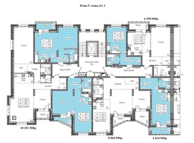 66 м², 3-комнатная квартира 10 290 000 ₽ - изображение 114