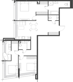 123,1 м², 3-комнатная квартира 90 812 344 ₽ - изображение 21