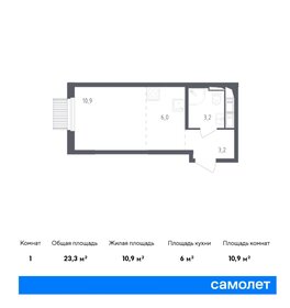 23,7 м², квартира-студия 7 203 661 ₽ - изображение 5