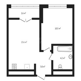 Квартира 35 м², 1-комнатная - изображение 1