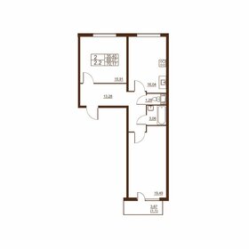 Квартира 70,2 м², 2-комнатная - изображение 1