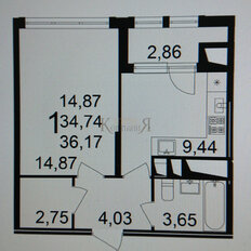 Квартира 36,2 м², 1-комнатная - изображение 5