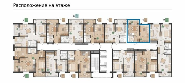 36,6 м², 1-комнатная квартира 5 819 400 ₽ - изображение 18
