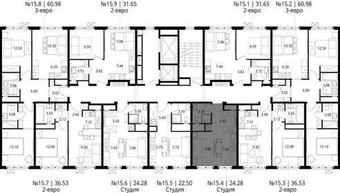 22,5 м², квартира-студия 4 743 551 ₽ - изображение 42