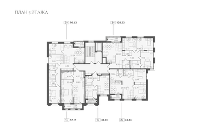 107,3 м², 4-комнатная квартира 29 175 000 ₽ - изображение 37