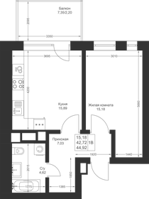 45,2 м², 1-комнатная квартира 7 496 560 ₽ - изображение 28