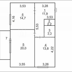 Квартира 65,8 м², 2-комнатная - изображение 5