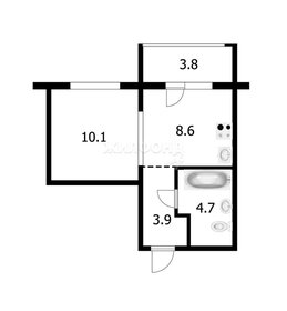 Квартира 32 м², 1-комнатная - изображение 1