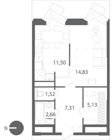 43 м², 1-комнатная квартира 5 970 050 ₽ - изображение 56