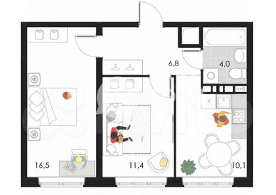 160,8 м², 3-комнатная квартира 434 630 016 ₽ - изображение 44