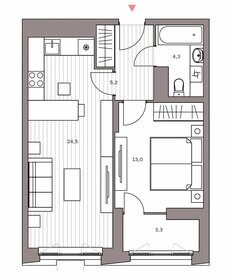 Квартира 50,3 м², 1-комнатная - изображение 1