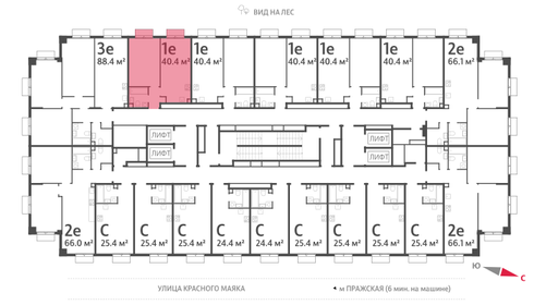 50,8 м², 2-комнатная квартира 14 900 000 ₽ - изображение 65