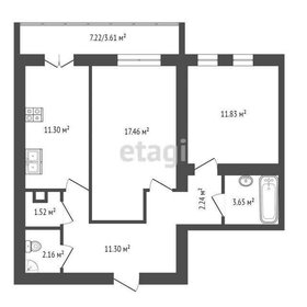 69 м², 2-комнатная квартира 7 590 000 ₽ - изображение 33