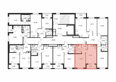 36,4 м², 1-комнатная квартира 5 755 940 ₽ - изображение 53