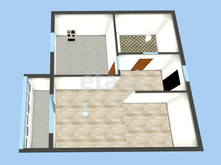 35 м², 1-комнатная квартира 3 750 000 ₽ - изображение 1