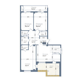 Квартира 115,7 м², 4-комнатная - изображение 1