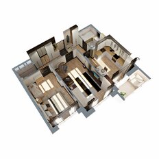 Квартира 64,4 м², 2-комнатная - изображение 5