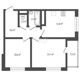 Квартира 50,1 м², 2-комнатная - изображение 1