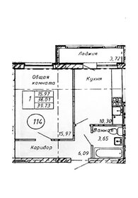 Квартира 40 м², 1-комнатная - изображение 1