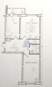 Квартира 59,4 м², 2-комнатная - изображение 1