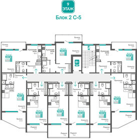 41,6 м², 1-комнатные апартаменты 9 277 000 ₽ - изображение 33