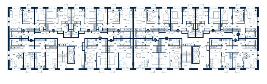 81,9 м², 3-комнатная квартира 12 000 000 ₽ - изображение 67
