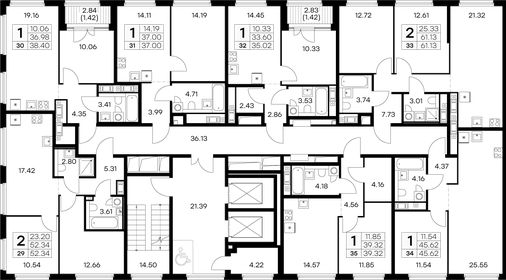 39,6 м², 1-комнатная квартира 15 573 529 ₽ - изображение 75