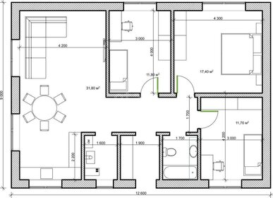 72 м² дом, 8 соток участок 6 200 000 ₽ - изображение 45