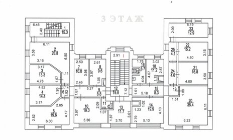 50,3 м², 1-комнатная квартира 7 100 000 ₽ - изображение 114