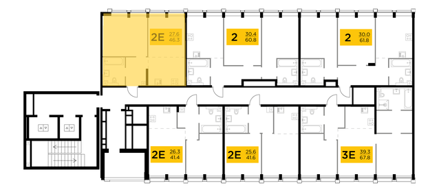 55 м², 2-комнатная квартира 17 000 000 ₽ - изображение 98