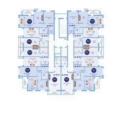 Квартира 57,4 м², 2-комнатная - изображение 3