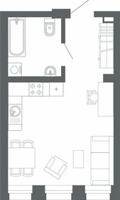 40,4 м², 1-комнатная квартира 5 740 000 ₽ - изображение 3