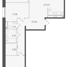 Квартира 90,6 м², 3-комнатная - изображение 2