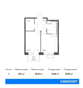 32,2 м², 1-комнатная квартира 9 766 421 ₽ - изображение 20