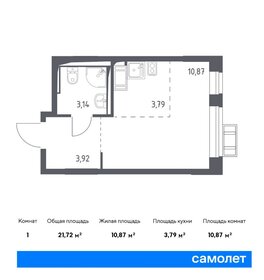 22,3 м², квартира-студия 5 006 686 ₽ - изображение 41
