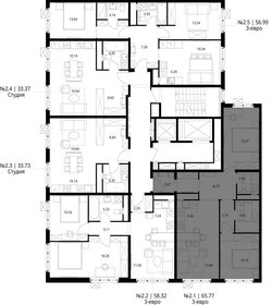 65 м², 3-комнатная квартира 9 500 000 ₽ - изображение 67