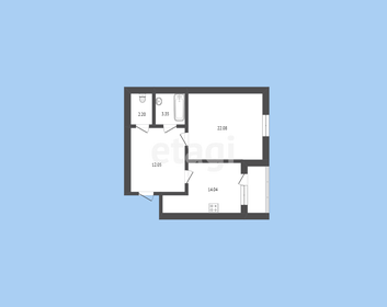 46 м², 1-комнатная квартира 5 400 000 ₽ - изображение 42