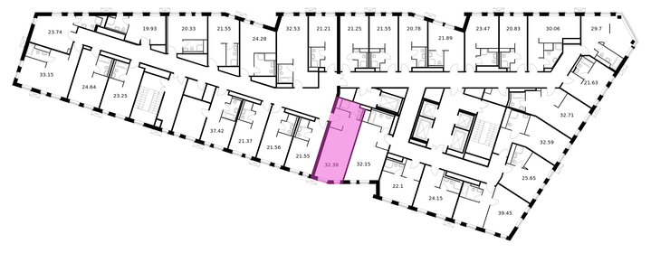 32,2 м², апартаменты-студия 6 244 379 ₽ - изображение 63